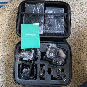 Action Camera with accessories